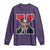 Malcolm X Black History Month Black Liberation Flag Long Sleeve Shirt
