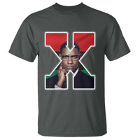 Malcolm X Black History Month Black Liberation Flag T Shirt