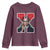 Malcolm X Black History Month Black Liberation Flag Youth Sweatshirt