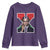 Malcolm X Black History Month Black Liberation Flag Youth Sweatshirt