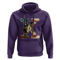 Malcolm X Hoodie Black History Leaders American Flag