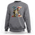Malcolm X Sweatshirt Black History Leaders American Flag