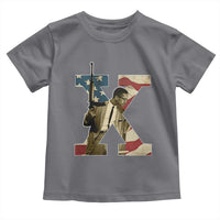 Malcolm X Toddler T Shirt Black History Leaders American Flag