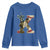 Malcolm X Youth Sweatshirt Black History Leaders American Flag