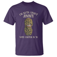 Jimmy Carter Supporter T Shirt I'm Nuts About Jimmy Vote Carter In '76 Peanut