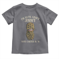 Jimmy Carter Supporter Toddler T Shirt I'm Nuts About Jimmy Vote Carter In '76 Peanut