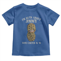 Jimmy Carter Supporter Toddler T Shirt I'm Nuts About Jimmy Vote Carter In '76 Peanut