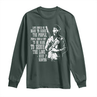 Huey P.Newton Quote Long Sleeve Shirt People Should Not To Be Made To Serve The Laws Black History Month