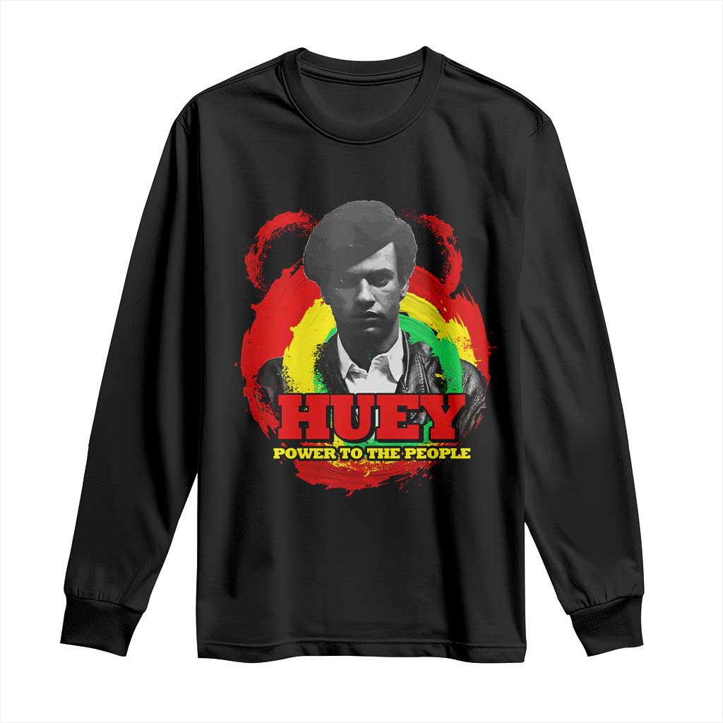 Huey P Newton Long Sleeve Shirt Power To The People Black History Month