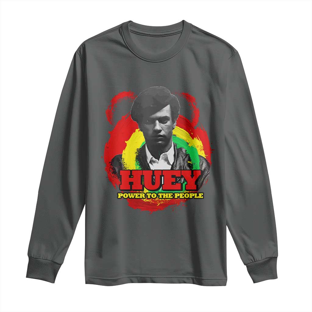 Huey P Newton Long Sleeve Shirt Power To The People Black History Month