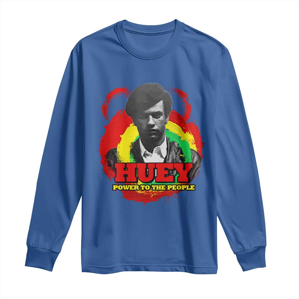 Huey P Newton Long Sleeve Shirt Power To The People Black History Month