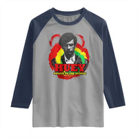 Huey P Newton Raglan Shirt Power To The People Black History Month