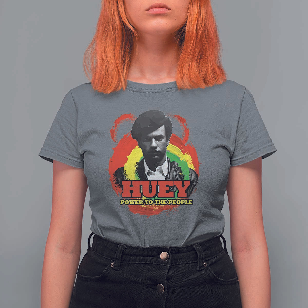 Huey P Newton T Shirt For Women Power To The People Black History Month