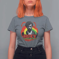 Huey P Newton T Shirt For Women Power To The People Black History Month