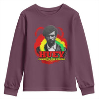 Huey P Newton Youth Sweatshirt Power To The People Black History Month