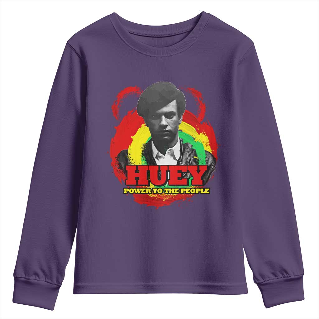 Huey P Newton Youth Sweatshirt Power To The People Black History Month