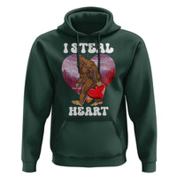 Funny Bigfoot Valentine's Day I Steal Heart Hoodie