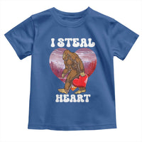 Funny Bigfoot Valentine's Day I Steal Heart Toddler T Shirt