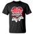 Funny Valentine's Day Gaming T Shirt V Is For Video Games Big Heart