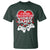 Funny Valentine's Day Gaming T Shirt V Is For Video Games Big Heart