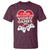 Funny Valentine's Day Gaming T Shirt V Is For Video Games Big Heart