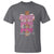Pray On It Pray Over It Pray Through It T Shirt Christian Religious God Valentine's Day Coquette Cross