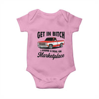 Funny Get in Bitch I Found A Deal On Marketplace Baby Onesie Red Truck - Wonder Print Shop