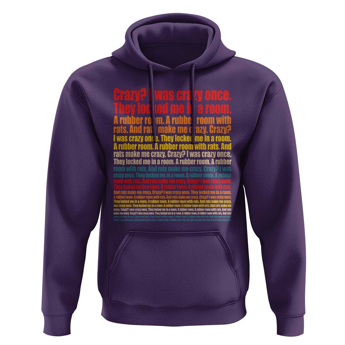 Funny Crazy I Was Crazy Once Meme Hoodie