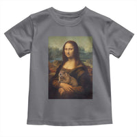 Mona Lisa Holding Groundhog Parody Painting Toddler T Shirt Funny Groundhog Day