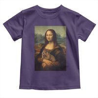 Mona Lisa Holding Groundhog Parody Painting Toddler T Shirt Funny Groundhog Day