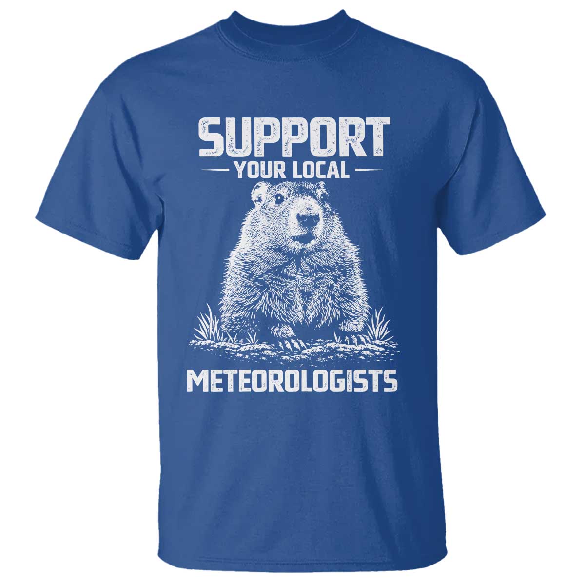 Funny Woodchuck Groundhog Day T Shirt Support Your Local Meteorologists