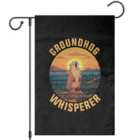 Funny Groundhog Whisperer Garden Flag Screaming Woodchuck Mountain Forest
