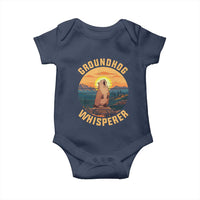 Funny Groundhog Whisperer Baby Onesie Screaming Woodchuck Mountain Forest