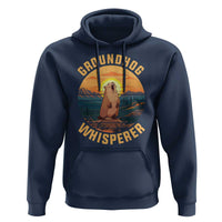 Funny Groundhog Whisperer Hoodie Screaming Woodchuck Mountain Forest