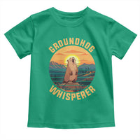 Funny Groundhog Whisperer Toddler T Shirt Screaming Woodchuck Mountain Forest