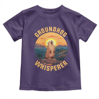 Funny Groundhog Whisperer Toddler T Shirt Screaming Woodchuck Mountain Forest