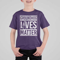 Groundhog Lives Matter T Shirt For Kid Funny Woodchuck Groundhog Day