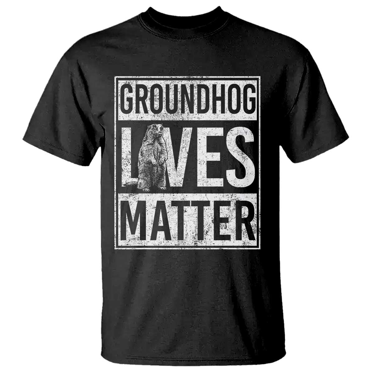 Groundhog Lives Matter T Shirt Funny Woodchuck Groundhog Day