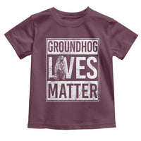 Groundhog Lives Matter Toddler T Shirt Funny Woodchuck Groundhog Day