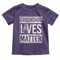 Groundhog Lives Matter Toddler T Shirt Funny Woodchuck Groundhog Day
