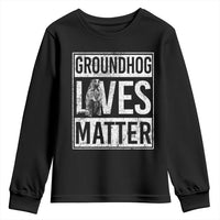Groundhog Lives Matter Youth Sweatshirt Funny Woodchuck Groundhog Day
