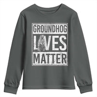 Groundhog Lives Matter Youth Sweatshirt Funny Woodchuck Groundhog Day