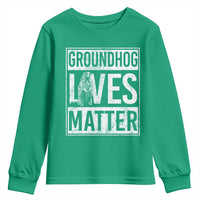 Groundhog Lives Matter Youth Sweatshirt Funny Woodchuck Groundhog Day