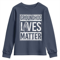 Groundhog Lives Matter Youth Sweatshirt Funny Woodchuck Groundhog Day