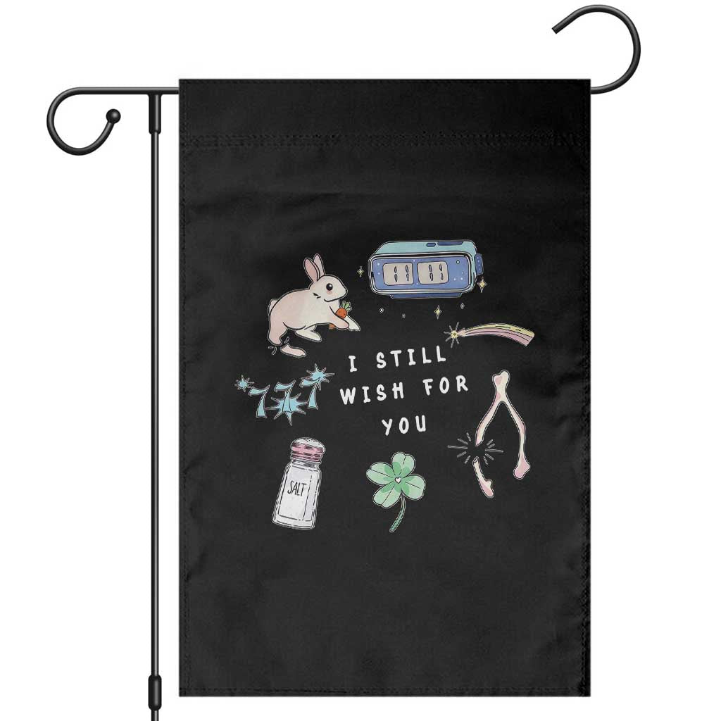 I Still Wish for You Lucky Rabbit 1111 Stars Clover Signs Garden Flag