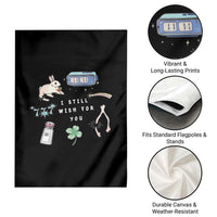 I Still Wish for You Lucky Rabbit 1111 Stars Clover Signs Garden Flag