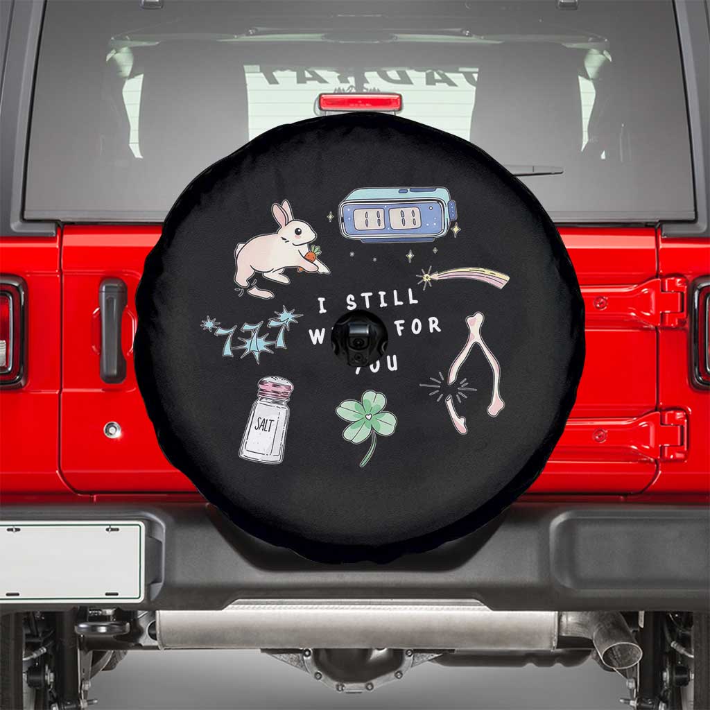 I Still Wish for You Lucky Rabbit 1111 Stars Clover Signs Spare Tire Cover