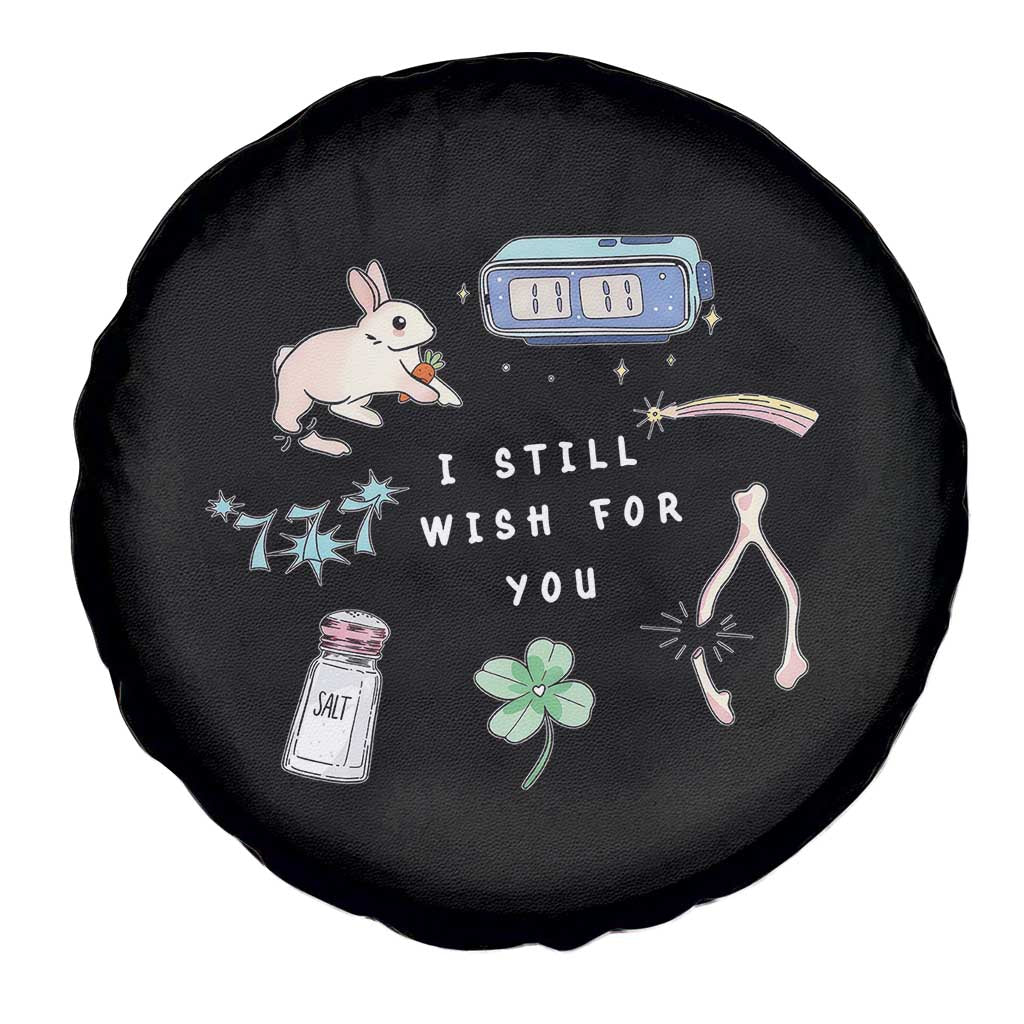 I Still Wish for You Lucky Rabbit 1111 Stars Clover Signs Spare Tire Cover