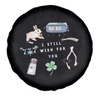 I Still Wish for You Lucky Rabbit 1111 Stars Clover Signs Spare Tire Cover