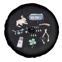 I Still Wish for You Lucky Rabbit 1111 Stars Clover Signs Spare Tire Cover